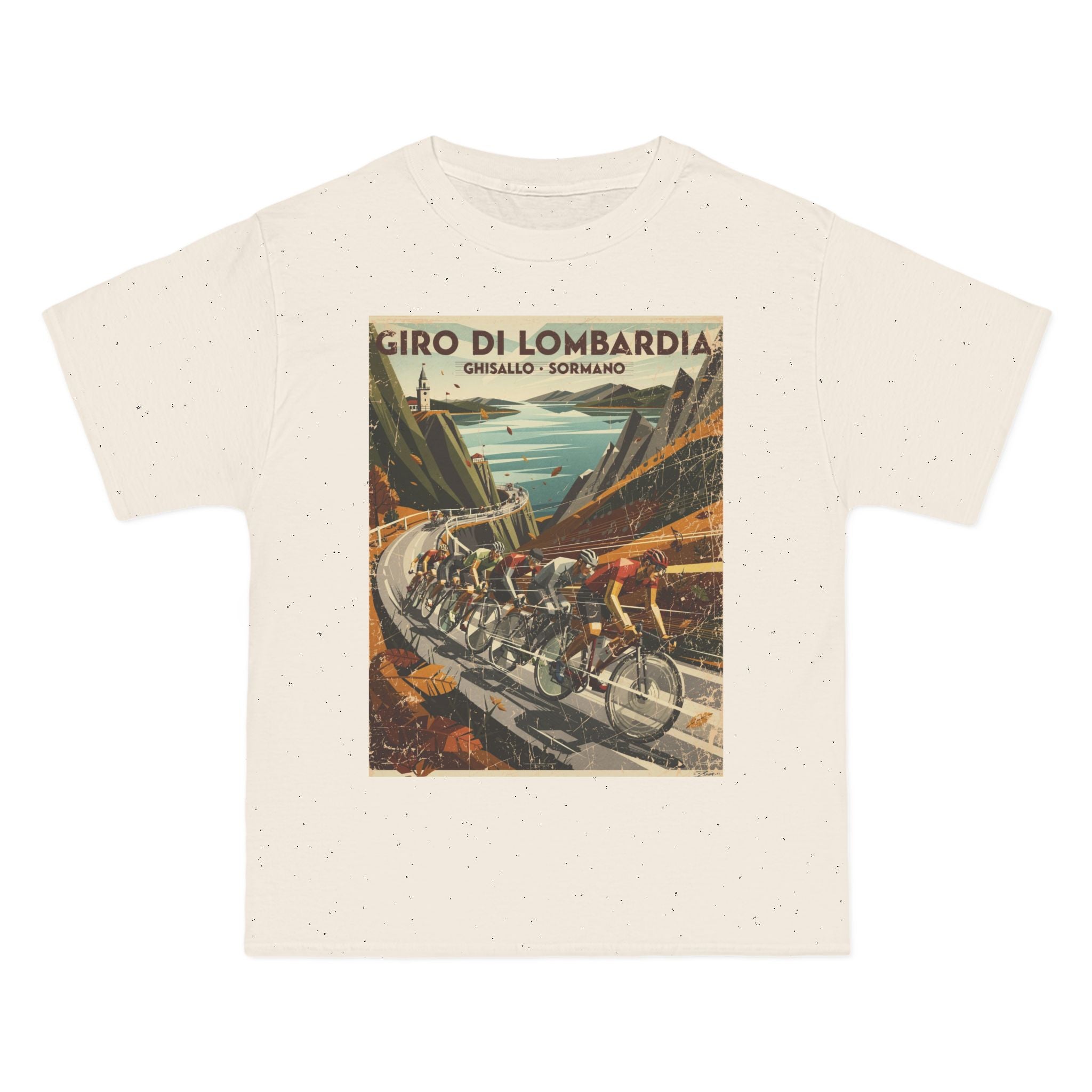 Il Lombardia Cycling Poster GIRO Di Lombardia, T-Shirt | Futurist Italy, Muro di Sormano