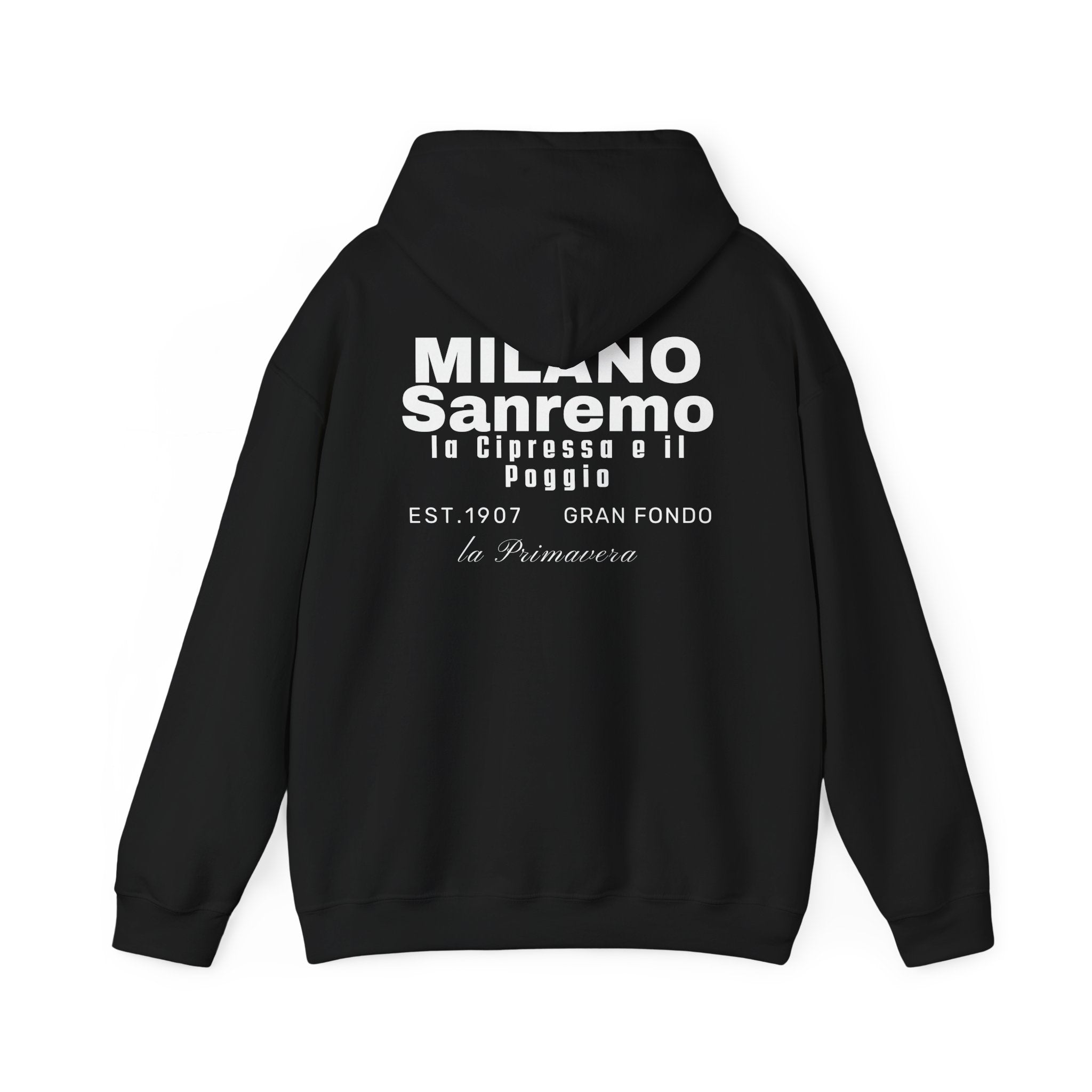 Milano Sanremo Classic Monument Bike Race Hoodie | Vintage Italian Cycling Streetwear