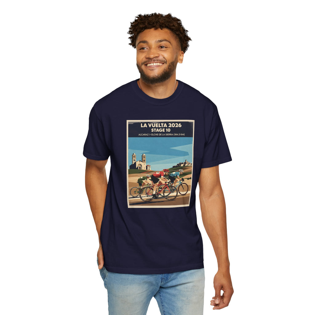 2026 Vuelta a España Stage 10 Cycling T-Shirt | Alcaraz to Elche de la Sierra 184.5km