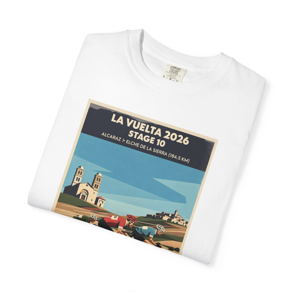 2026 Vuelta a España Stage 10 Cycling T-Shirt | Alcaraz to Elche de la Sierra 184.5km