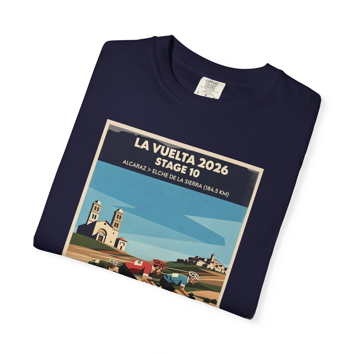 2026 Vuelta a España Stage 10 Cycling T-Shirt | Alcaraz to Elche de la Sierra 184.5km