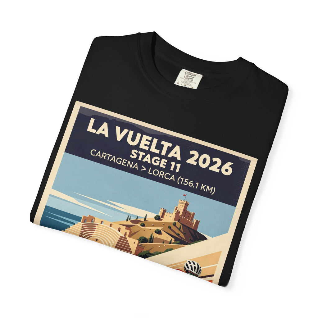 2026 Vuelta a España Stage 11 Cycling T-Shirt | Cartagena to Lorca 156.1km | Graphic Tee