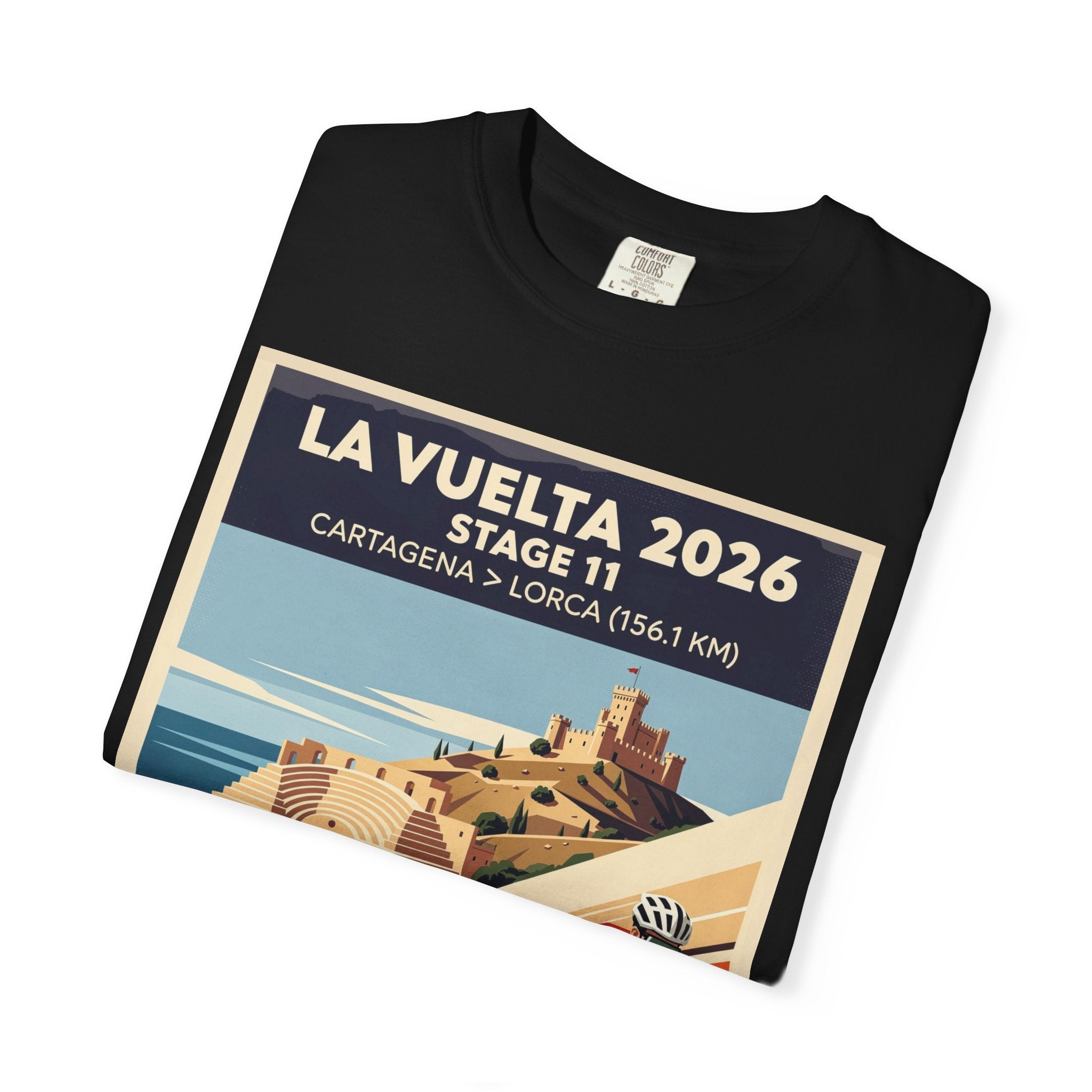 2026 Vuelta a España Stage 11 Cycling T-Shirt | Cartagena to Lorca 156.1km | Graphic Tee
