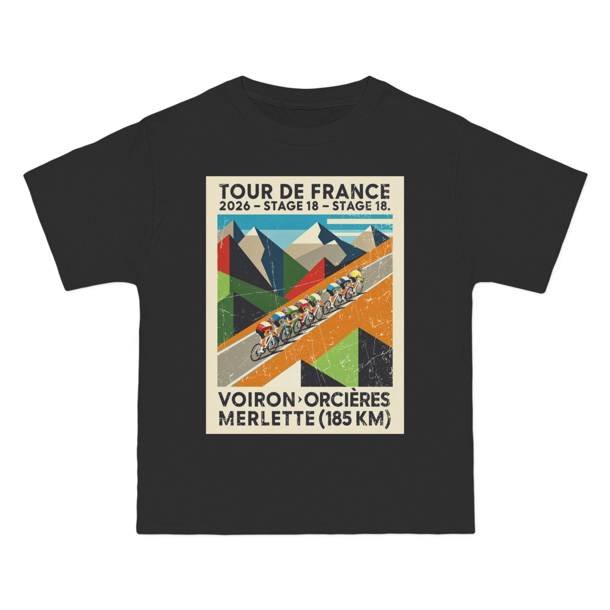 Tour de France 2026 Stage 18 Voiron > Orcières-Merlette T-Shirt | Cycling Summit Route
