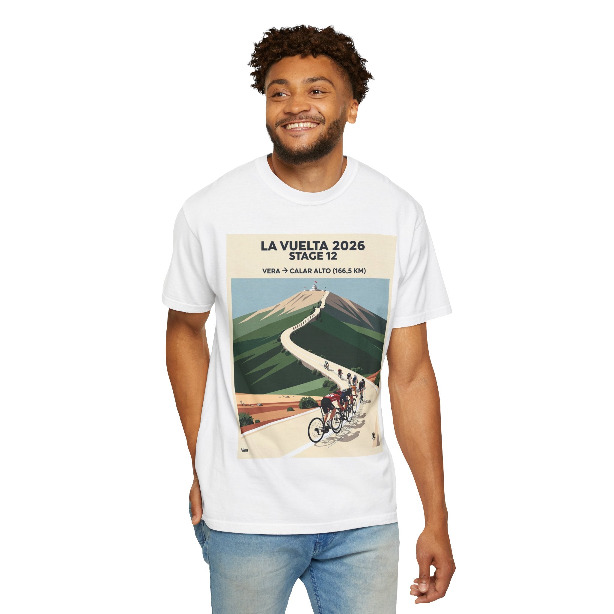 Camiseta de Ciclismo Etapa 12 Vuelta a España 2026 | Vera a Calar Alto 166.5km | Camiseta Gráfica