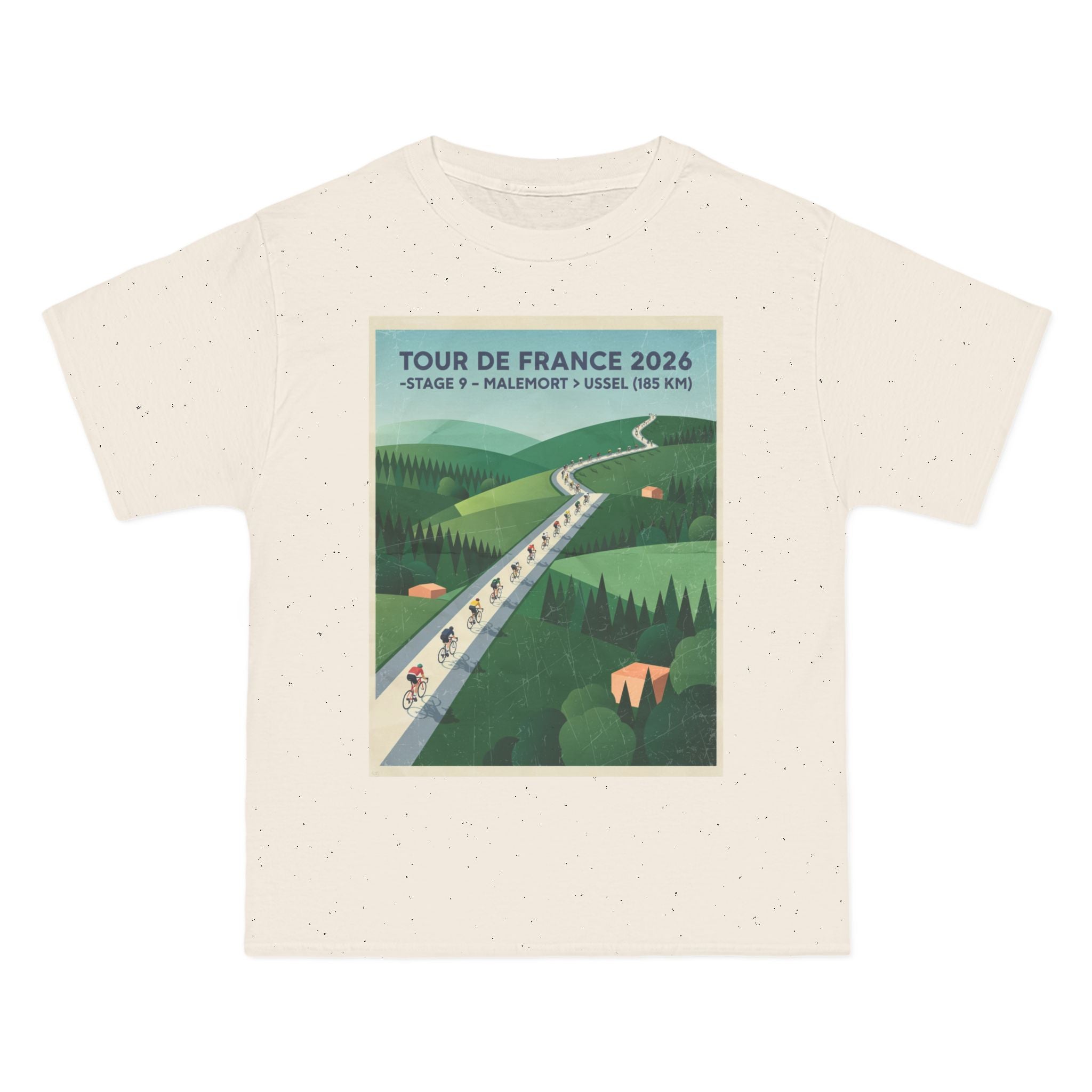 Stage 9 Malemort to Ussel 185km Cycling Tee