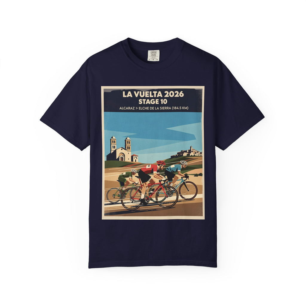 2026 Vuelta a España Stage 10 Cycling T-Shirt | Alcaraz to Elche de la Sierra 184.5km