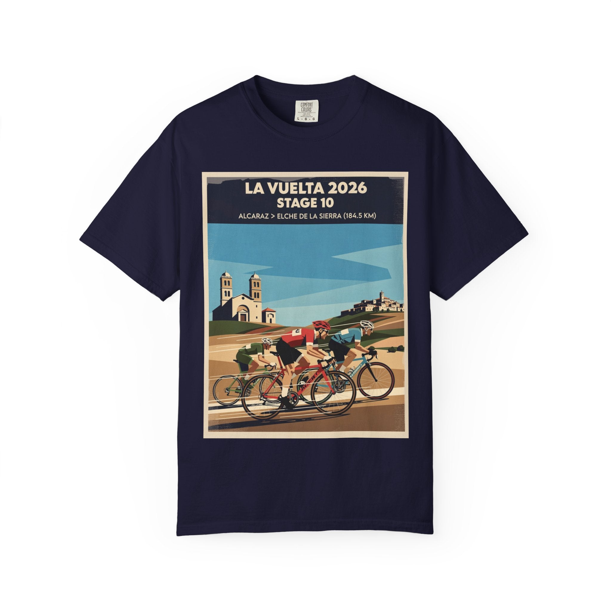 2026 Vuelta a España Stage 10 Cycling T-Shirt | Alcaraz to Elche de la Sierra 184.5km