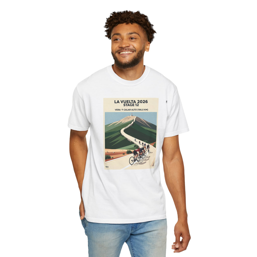2026 Vuelta a España Stage 12 Cycling T-Shirt | Vera to Calar Alto 166.5km | Graphic Tee