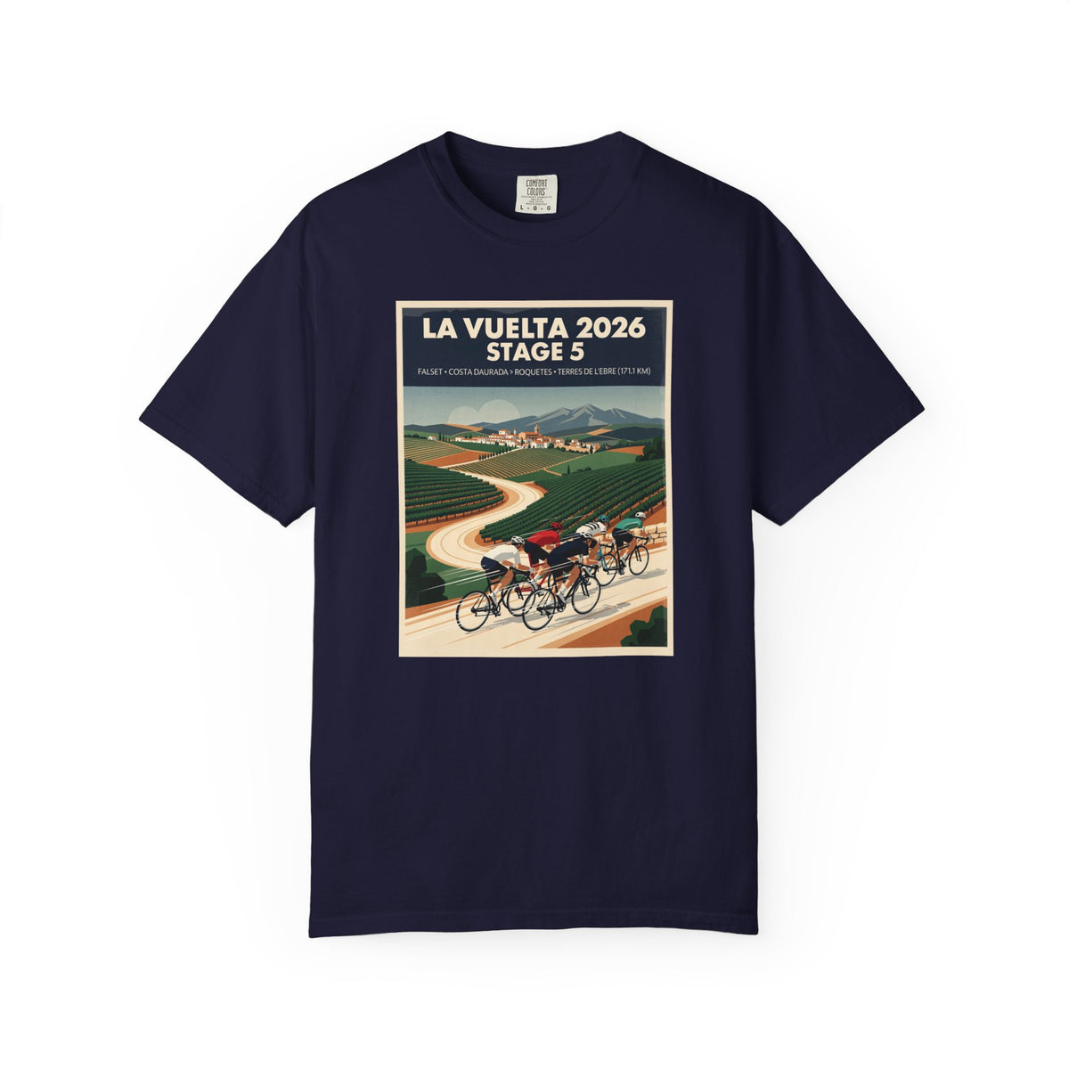 2026 Vuelta a España Stage 5 Cycling T-Shirt | Falset to Roquetes 171.1km | Graphic Tee