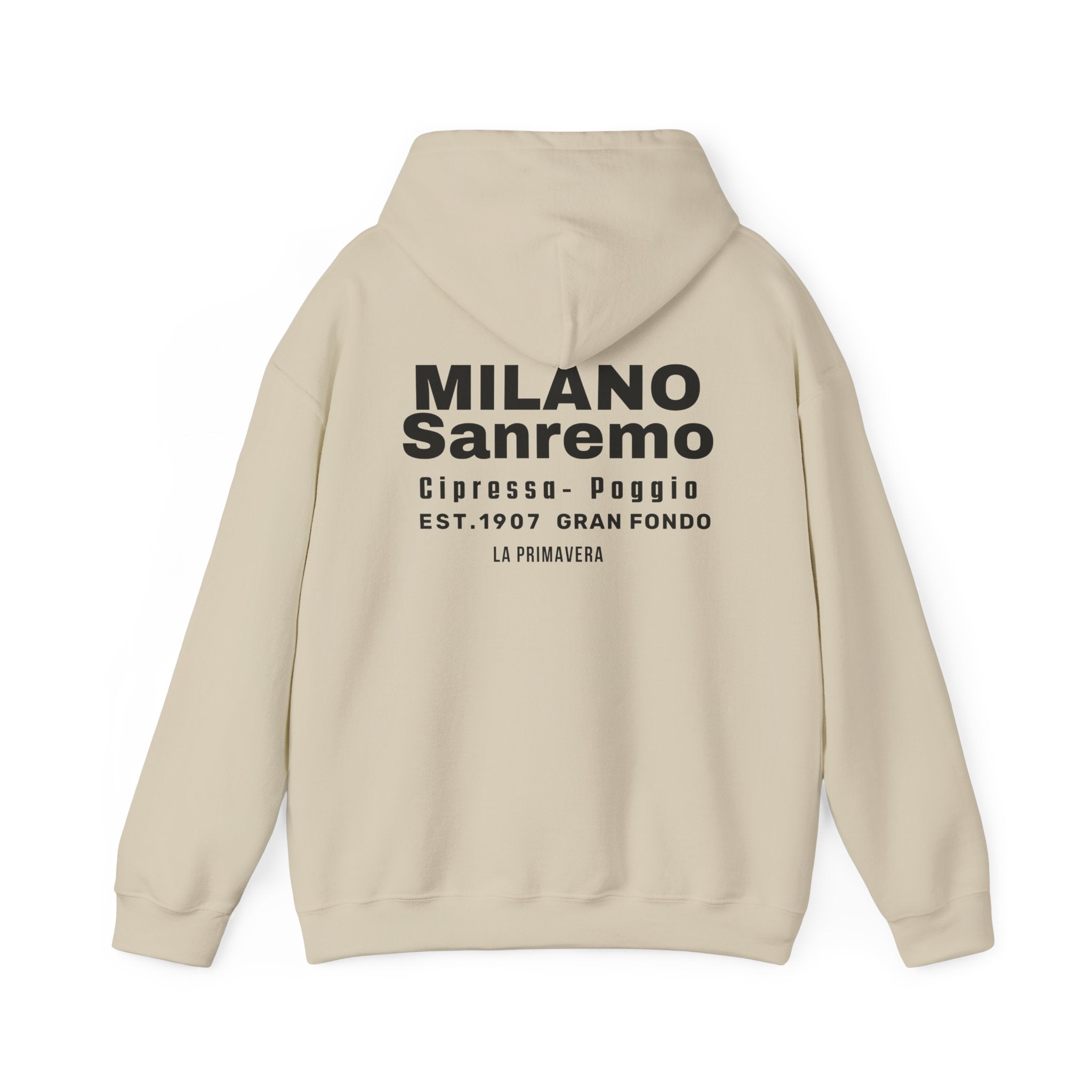 Milano SanRemo Monument Cycling Hoodie | Vintage Italian Race Sweatshirt