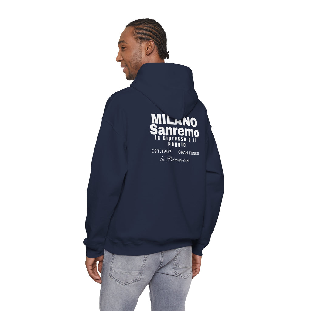 Milano Sanremo Classic Monument Bike Race Hoodie | Vintage Italian Cycling Streetwear