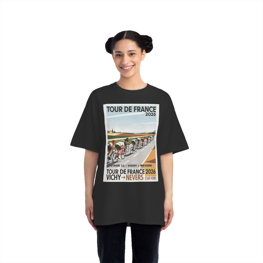 Tour de France 2026 Stage 11 Vichy to Nevers T-Shirt | Cycling Peloton Vector Art