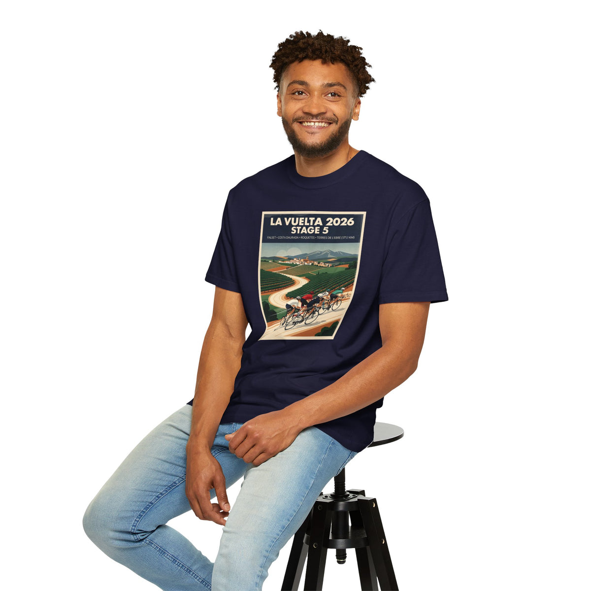 2026 Vuelta a España Stage 5 Cycling T-Shirt | Falset to Roquetes 171.1km | Graphic Tee
