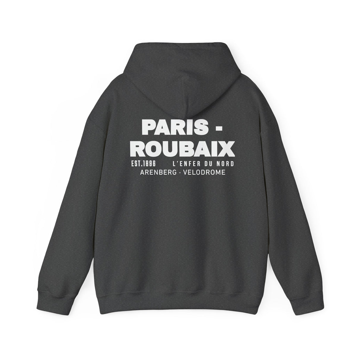 Paris Roubaix Vintage Cycling Fan Logo Hoodie | Retro Cycling Sweatshirt
