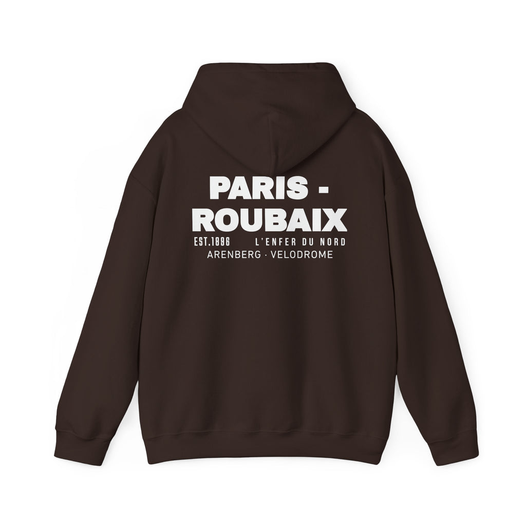 Paris Roubaix Vintage Cycling Fan Logo Hoodie | Retro Cycling Sweatshirt