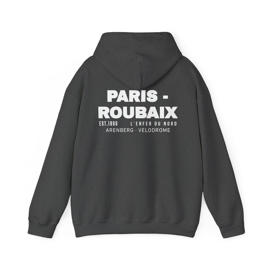 Paris Roubaix Vintage Cycling Fan Logo Hoodie | Retro Cycling Sweatshirt