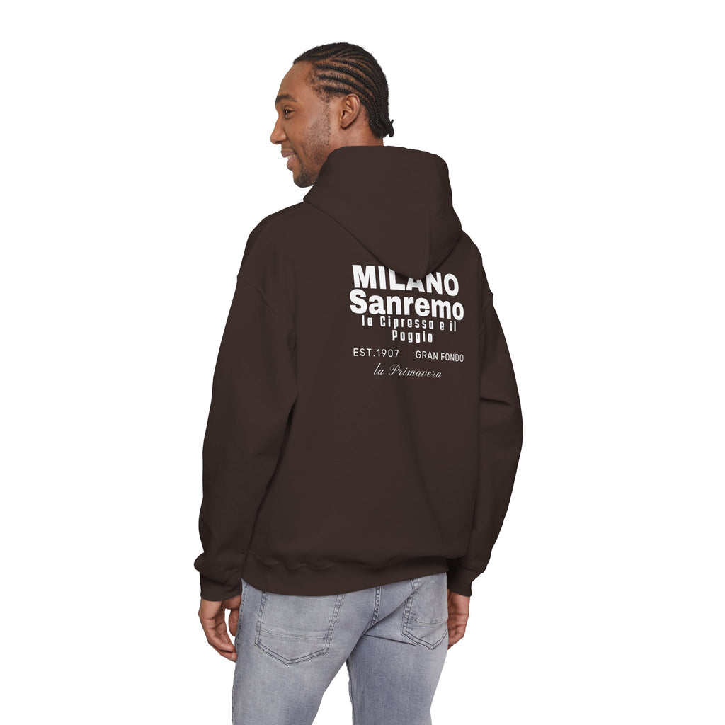 Milano Sanremo Classic Monument Bike Race Hoodie | Vintage Italian Cycling Streetwear