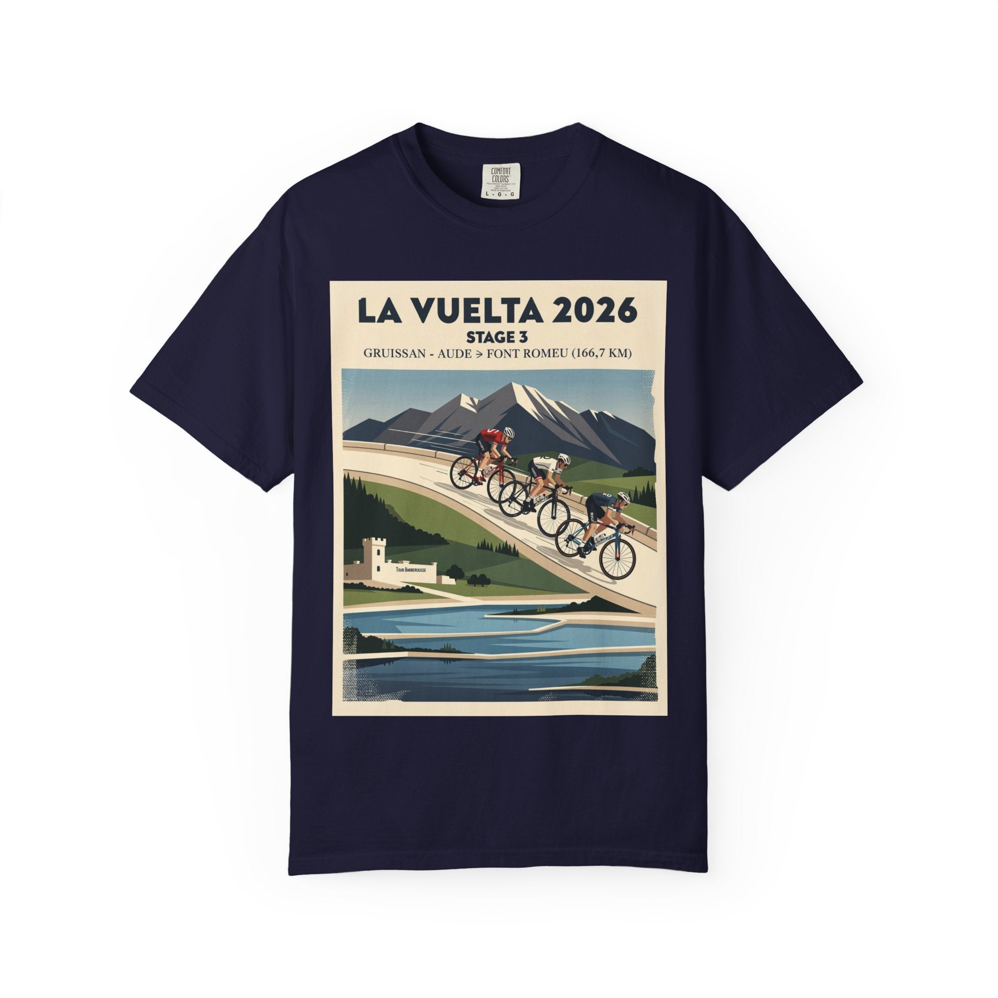 Stage 3 Gruissan - Aude to Font Romeu 166.7km Cycling Tee