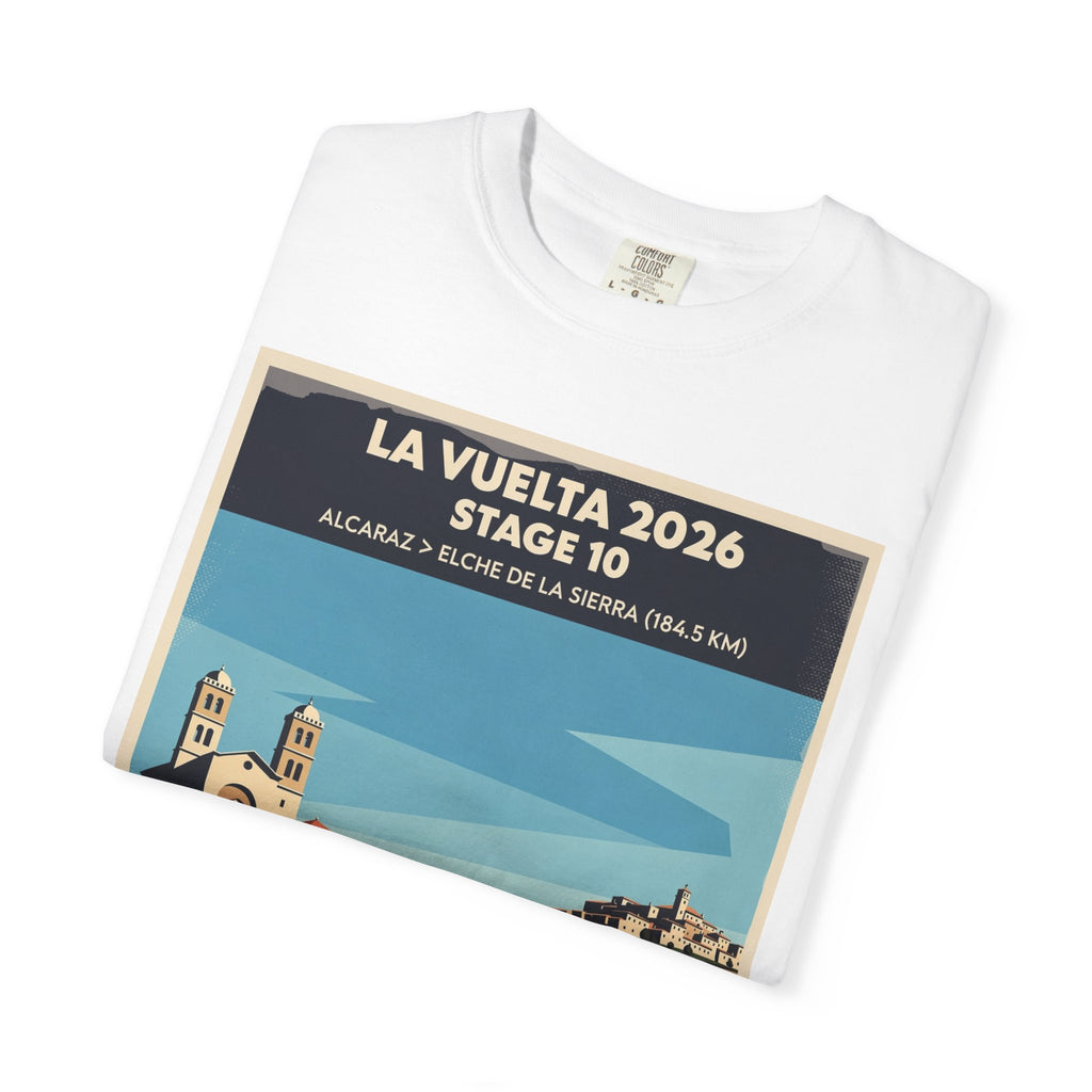 2026 Vuelta a España Stage 10 Cycling T-Shirt | Alcaraz to Elche de la Sierra 184.5km