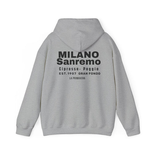 Milano SanRemo Monument Cycling Hoodie | Vintage Italian Race Sweatshirt