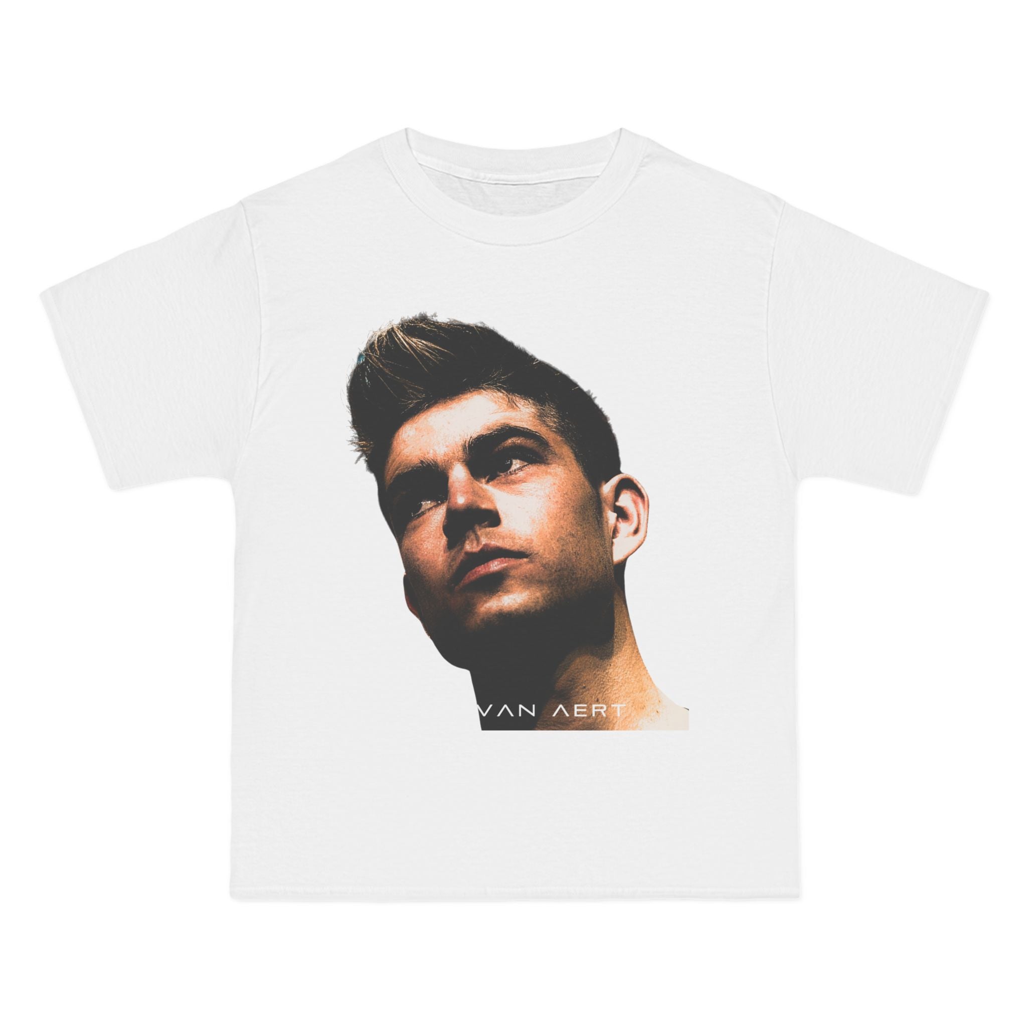 Wout van Aert Portrait T-Shirt | Belgian Cyclist, Cycling Fan Tee