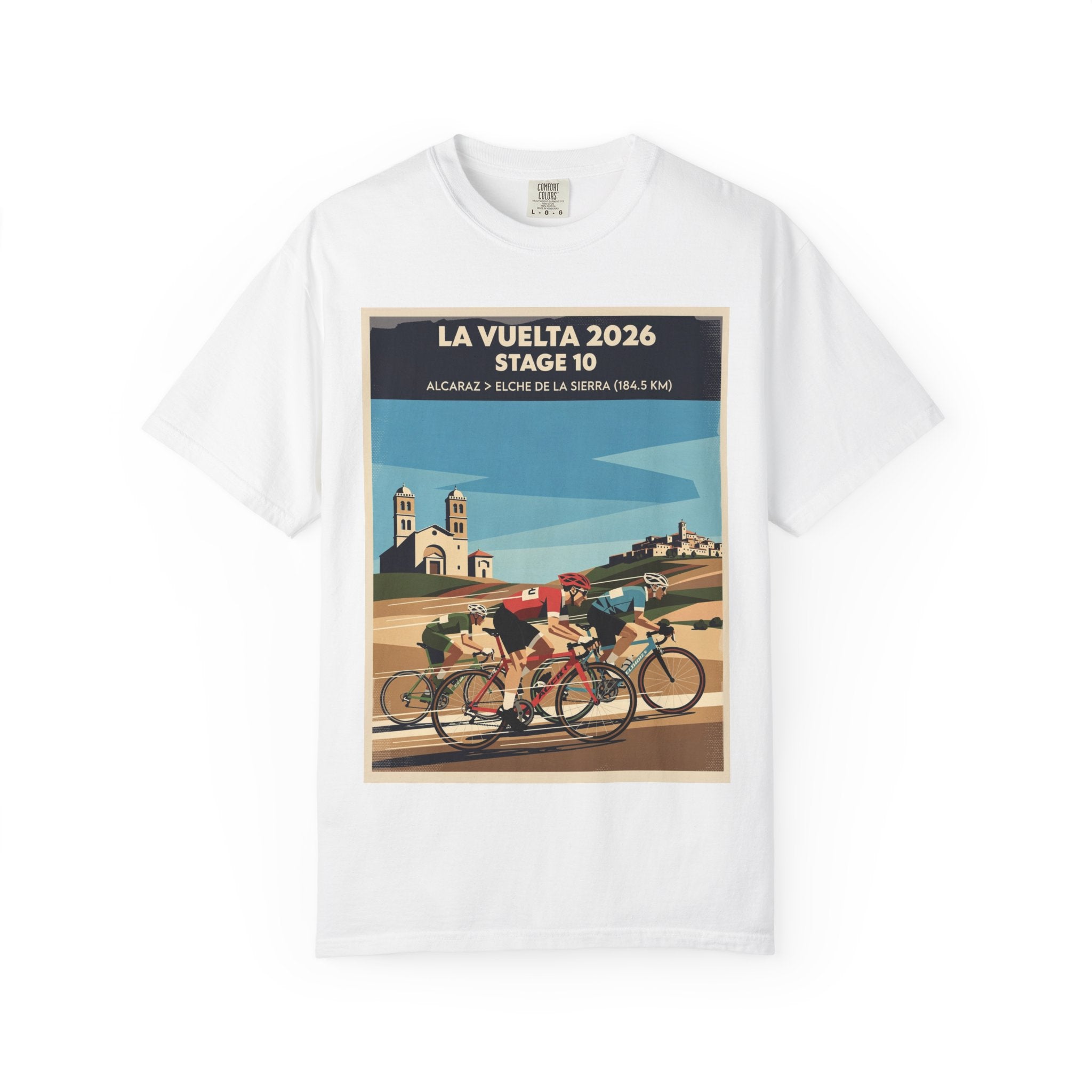 2026 Vuelta a España Stage 10 Cycling T-Shirt | Alcaraz to Elche de la Sierra 184.5km