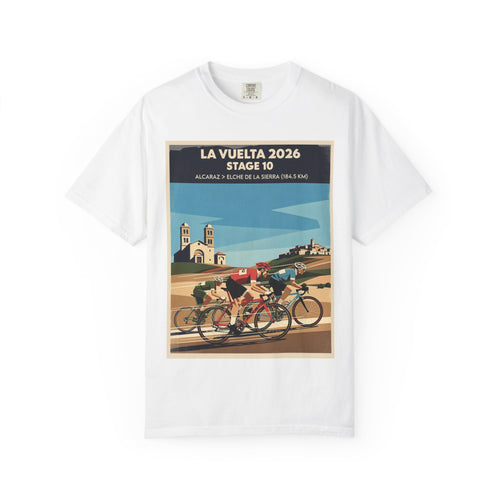 2026 Vuelta a España Stage 10 Cycling T-Shirt | Alcaraz to Elche de la Sierra 184.5km