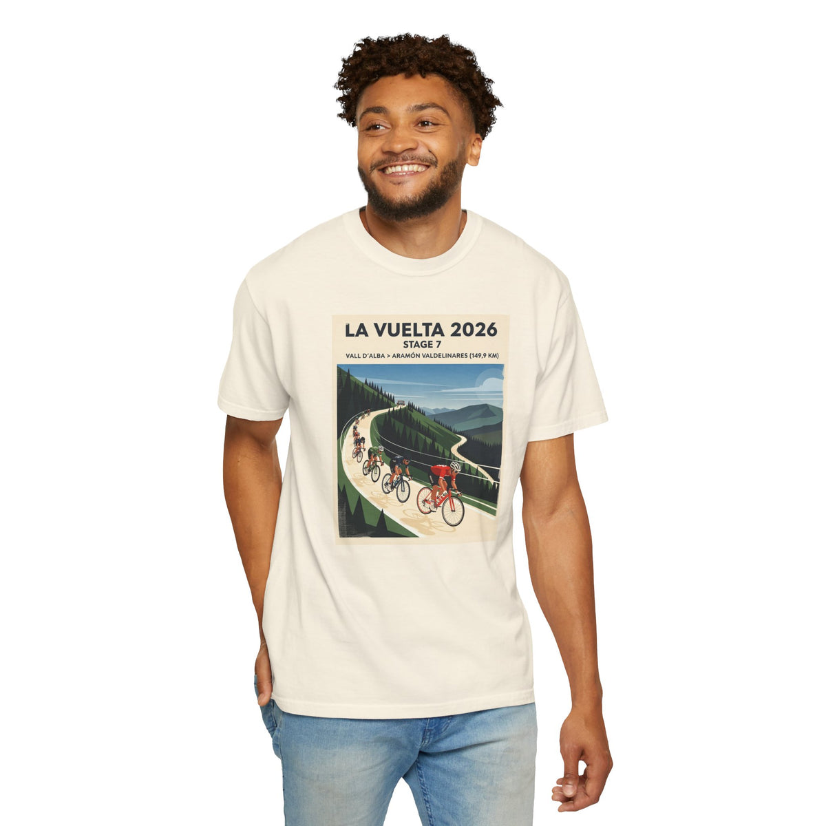 2026 Vuelta a España Stage 7 Cycling T-Shirt | Vall d'Alba to Valdelinares 149.9km | Graphic Tee