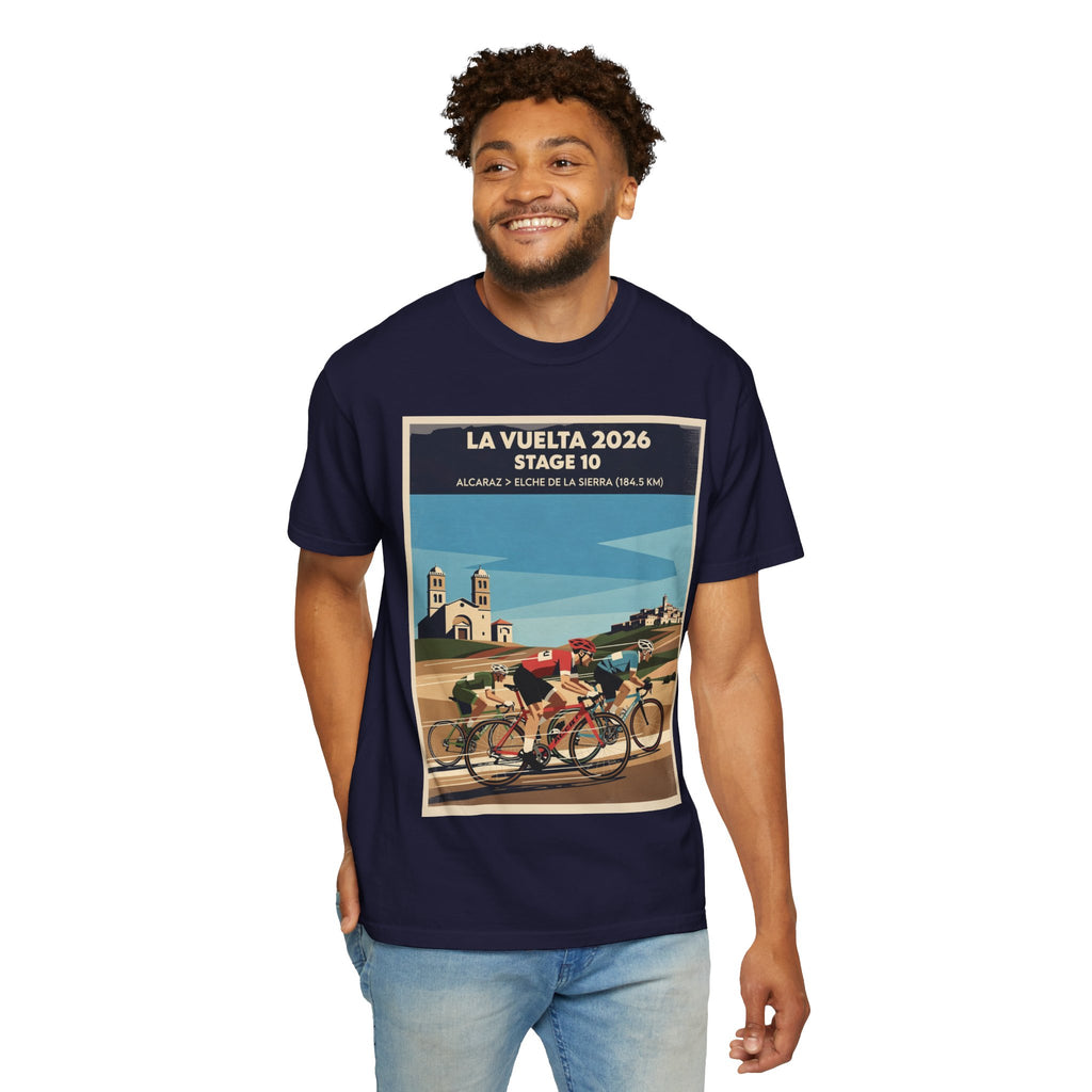 2026 Vuelta a España Stage 10 Cycling T-Shirt | Alcaraz to Elche de la Sierra 184.5km