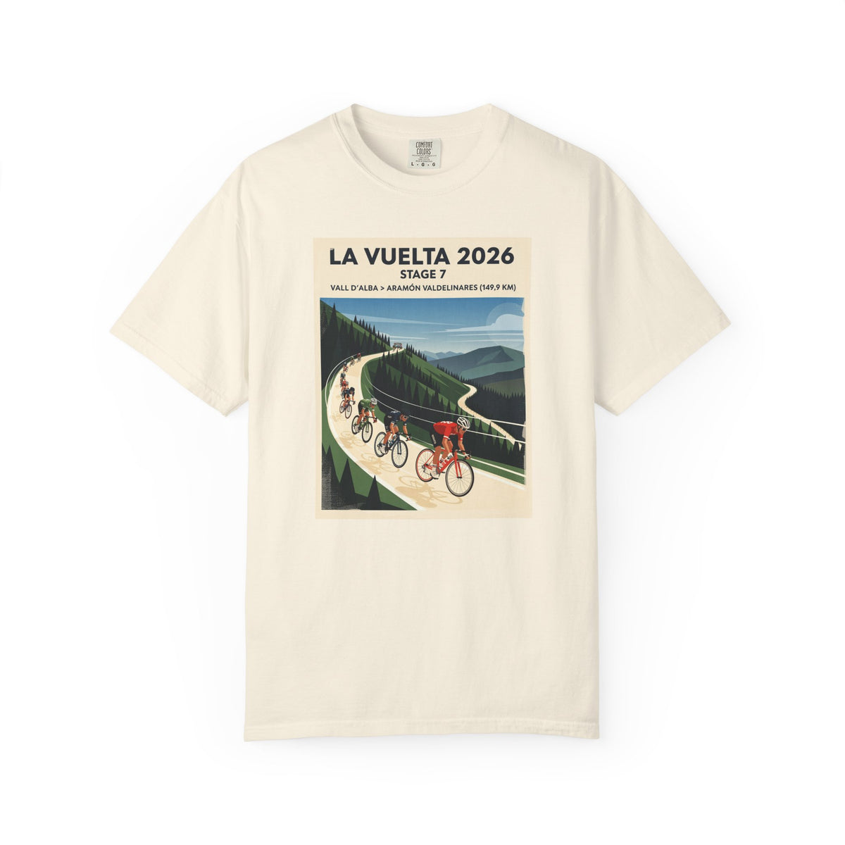 2026 Vuelta a España Stage 7 Cycling T-Shirt | Vall d'Alba to Valdelinares 149.9km | Graphic Tee