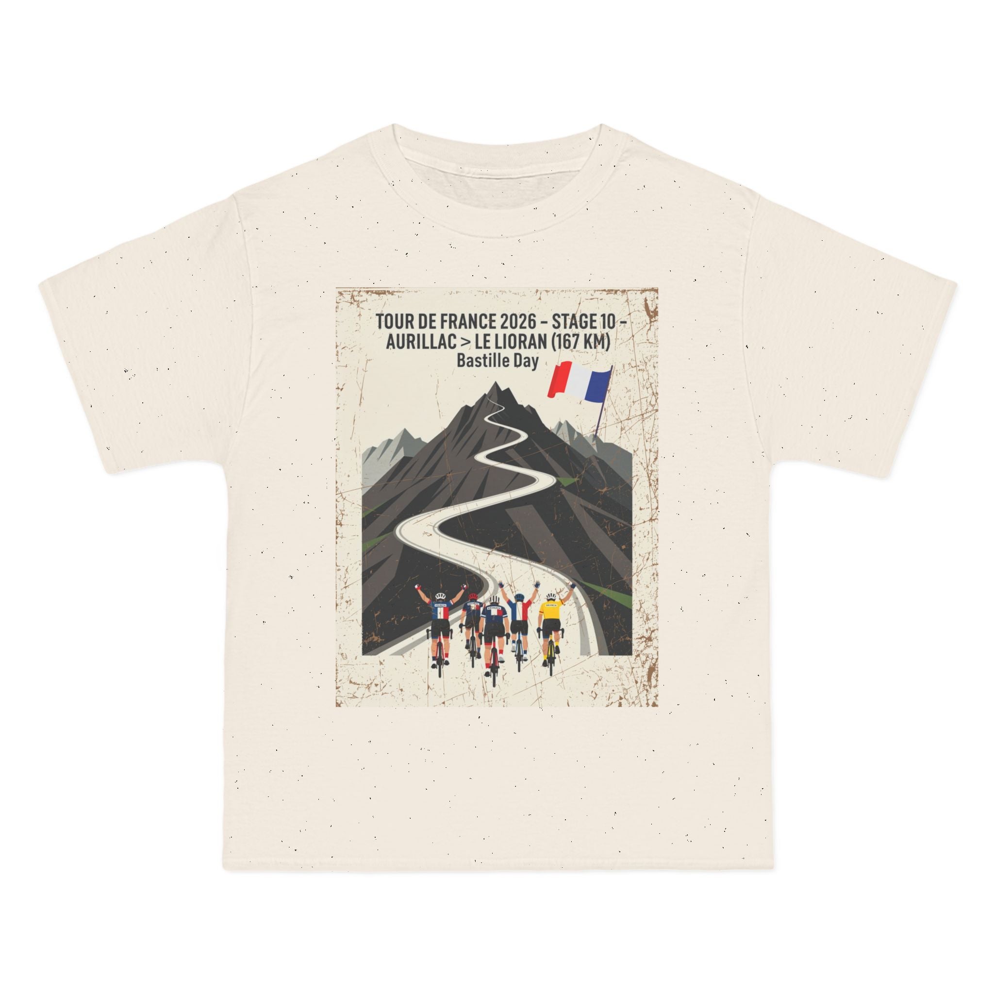 Tour de France 2026 Stage 10 Bastille Day Aurillac > Le Lioran T-Shirt | Bauhaus Mountain Cycling