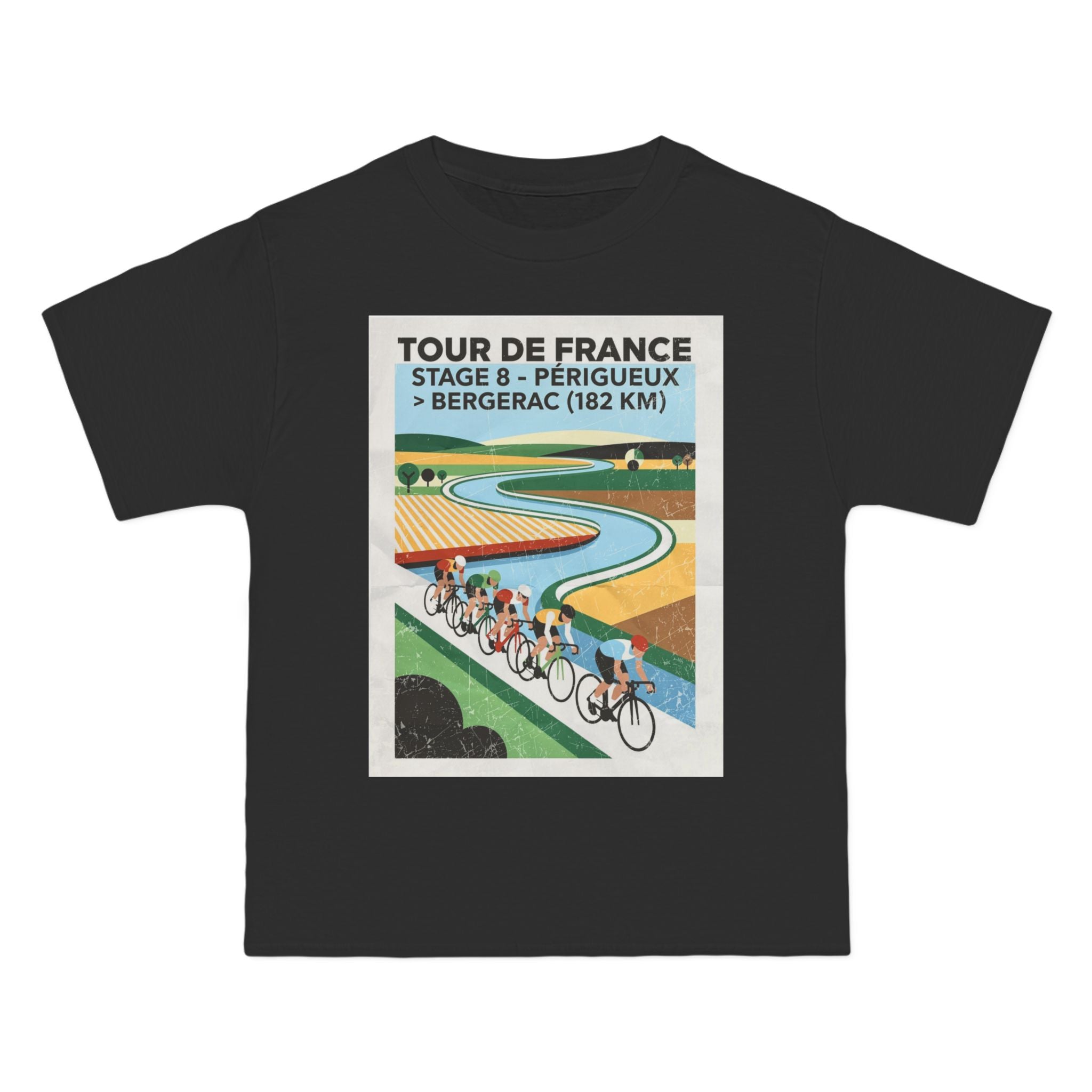 Tour de France 2026 Stage 8 Périgueux > Bergerac T-Shirt | Cycling Poster Art