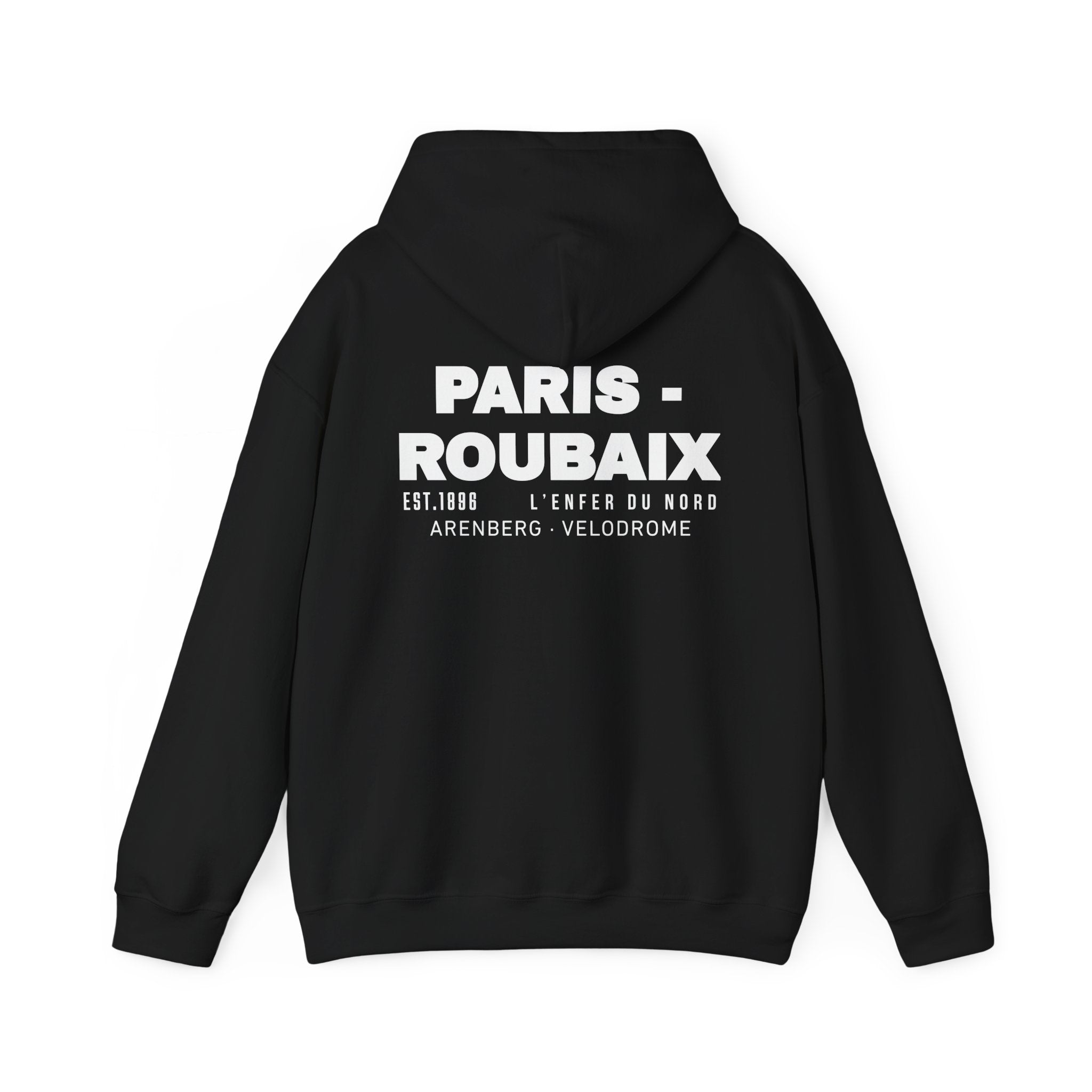 Paris Roubaix Vintage Cycling Fan Logo Hoodie | Retro Cycling Sweatshirt