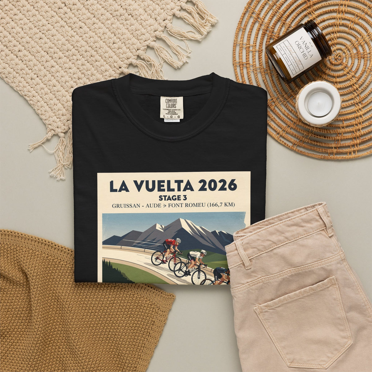 2026 Vuelta a España Stage 3 Gruissan - Aude to Font Romeu 166.7km Cycling Tee