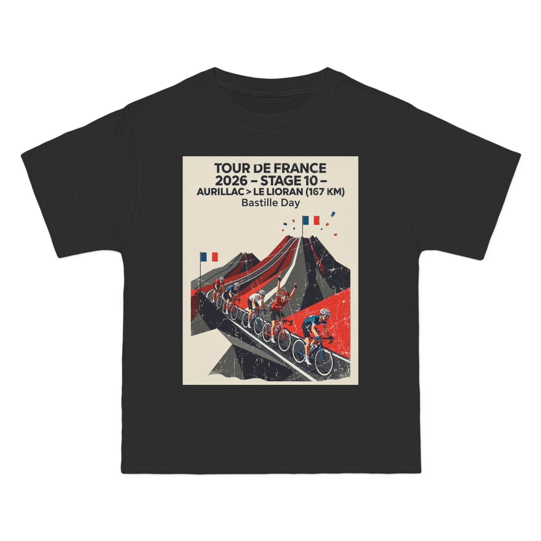 Tour de France 2026 Stage 10 Aurillac > Le Lioran T-Shirt | Bauhaus Mountain Cycling