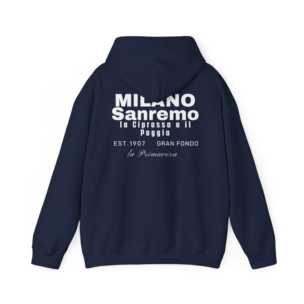 Milano Sanremo Classic Monument Bike Race Hoodie | Vintage Italian Cycling Streetwear