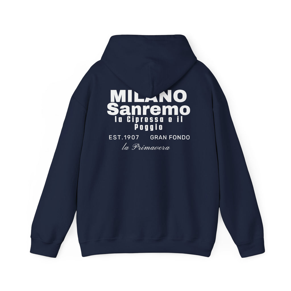 Milano Sanremo Classic Monument Bike Race Hoodie | Vintage Italian Cycling Streetwear