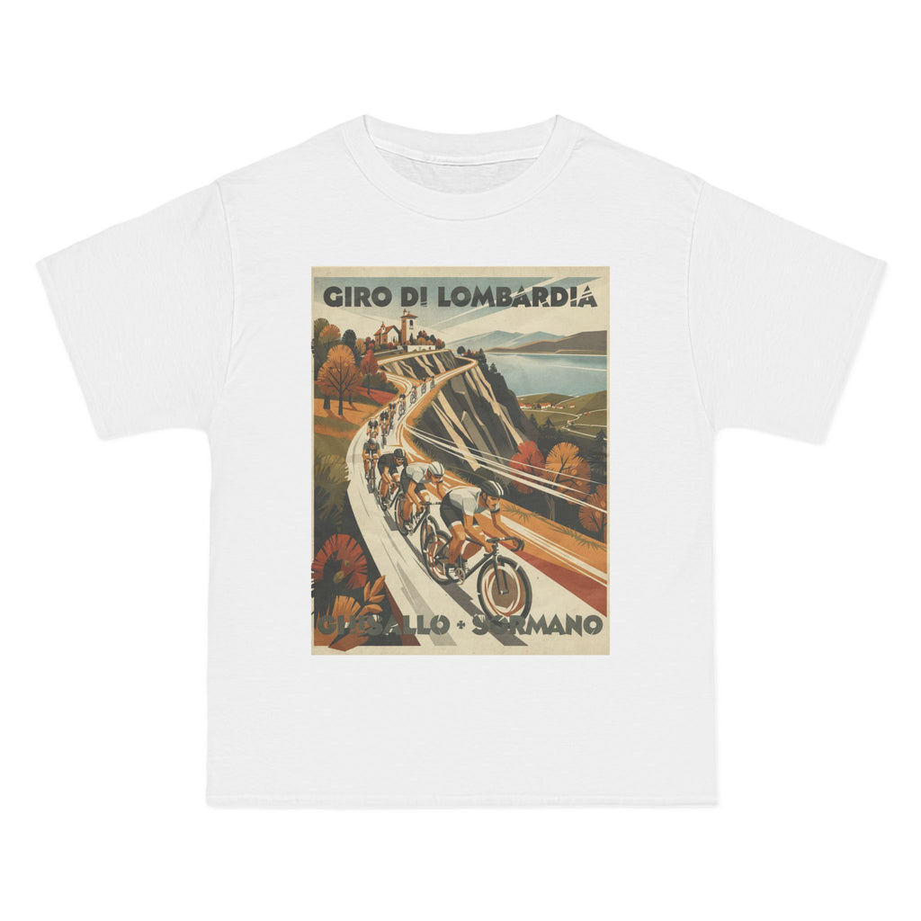 Il Lombardia Cycling Poster Giro di Lombardia T-Shirt | Futurist Italian Bike Art