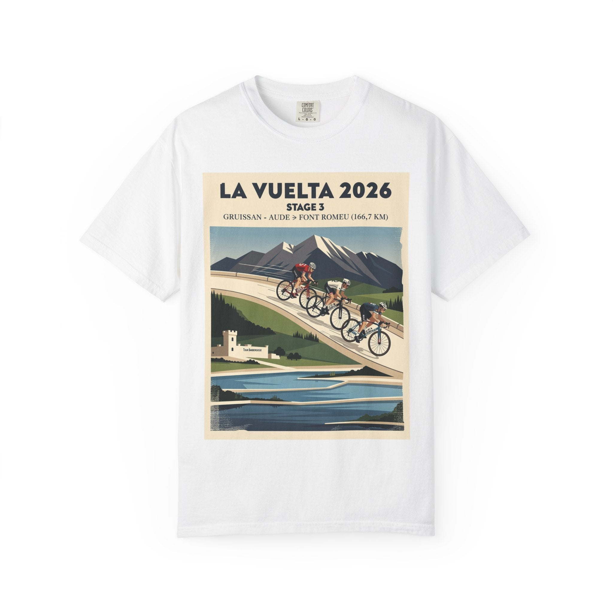 2026 Vuelta a España Stage 3 Gruissan - Aude to Font Romeu 166.7km Cycling Tee