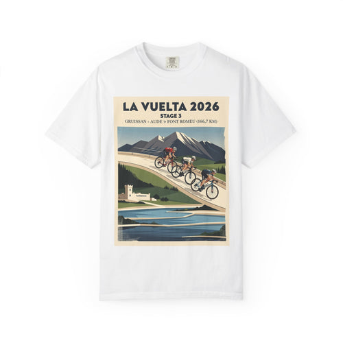 2026 Vuelta a España Stage 3 Gruissan - Aude to Font Romeu 166.7km Cycling Tee