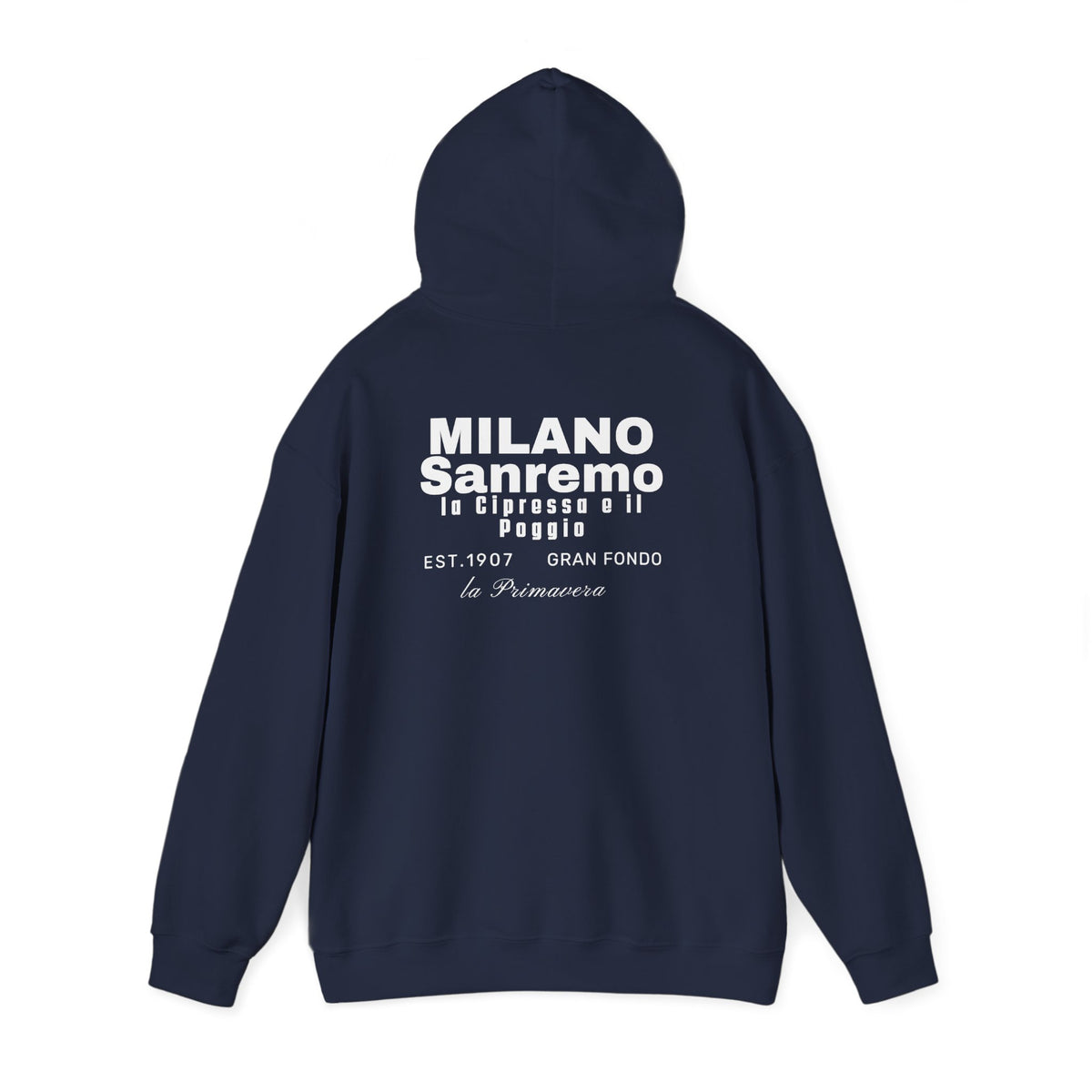 Milano Sanremo Classic Monument Bike Race Hoodie | Vintage Italian Cycling Streetwear