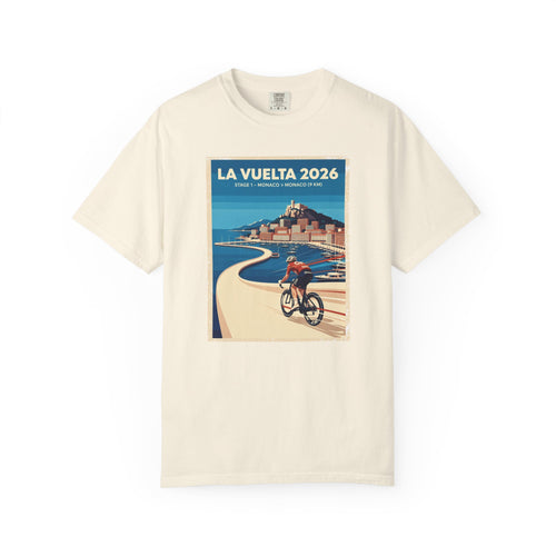 2026 Vuelta a España Stage 1 Cycling T-Shirt | Monaco to Monaco 9km | Graphic Tee