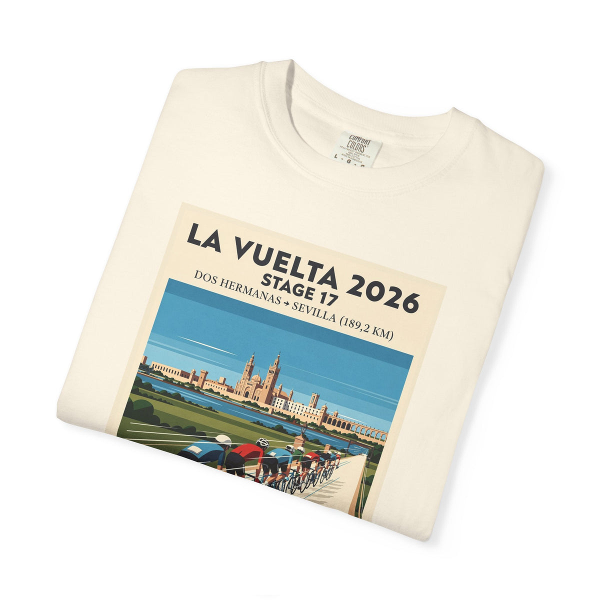 2026 Vuelta a España Stage 17 Cycling T-Shirt | Dos Hermanas to Sevilla 189.2km | Graphic Tee