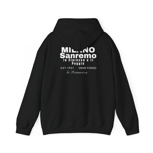 Milano Sanremo Classic Monument Bike Race Hoodie | Vintage Italian Cycling Streetwear