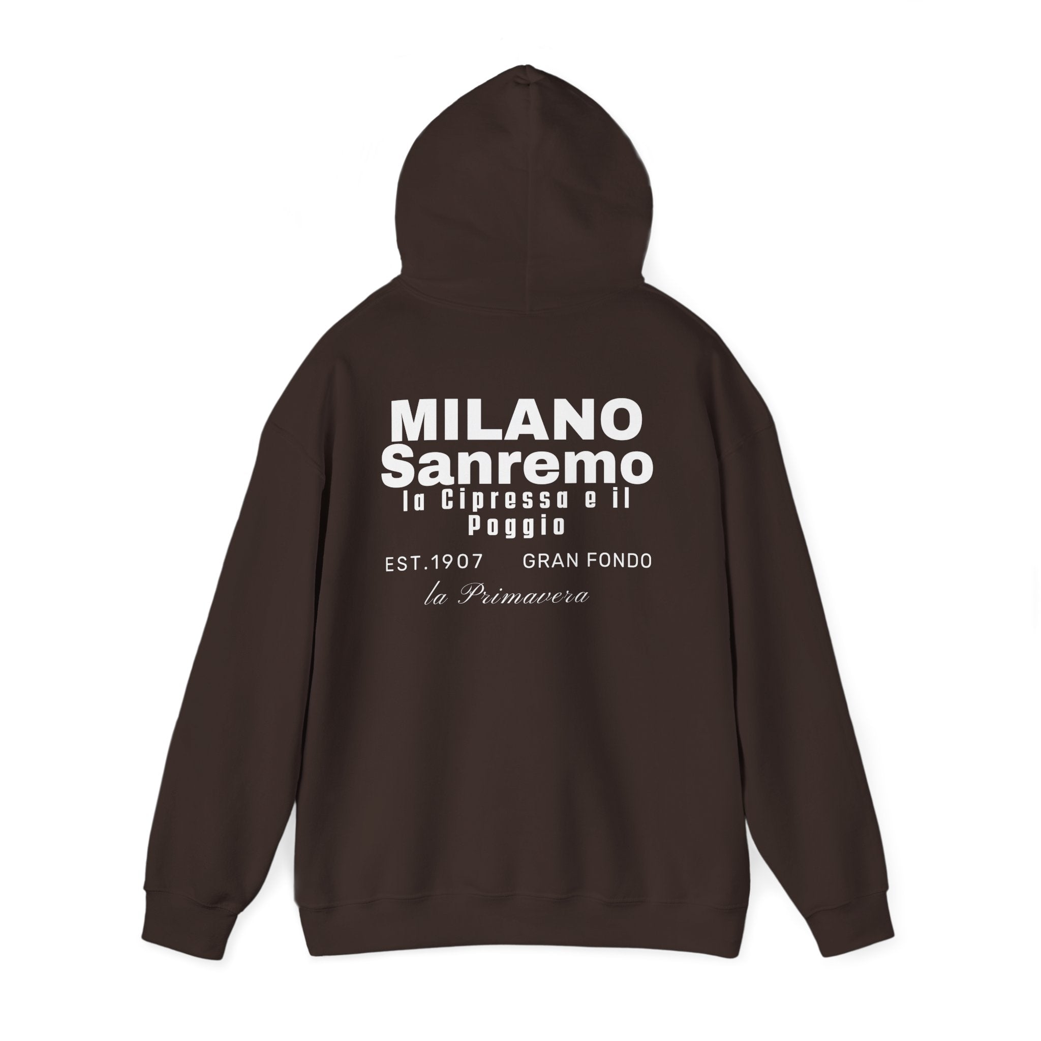 Milano Sanremo Classic Monument Bike Race Hoodie | Vintage Italian Cycling Streetwear