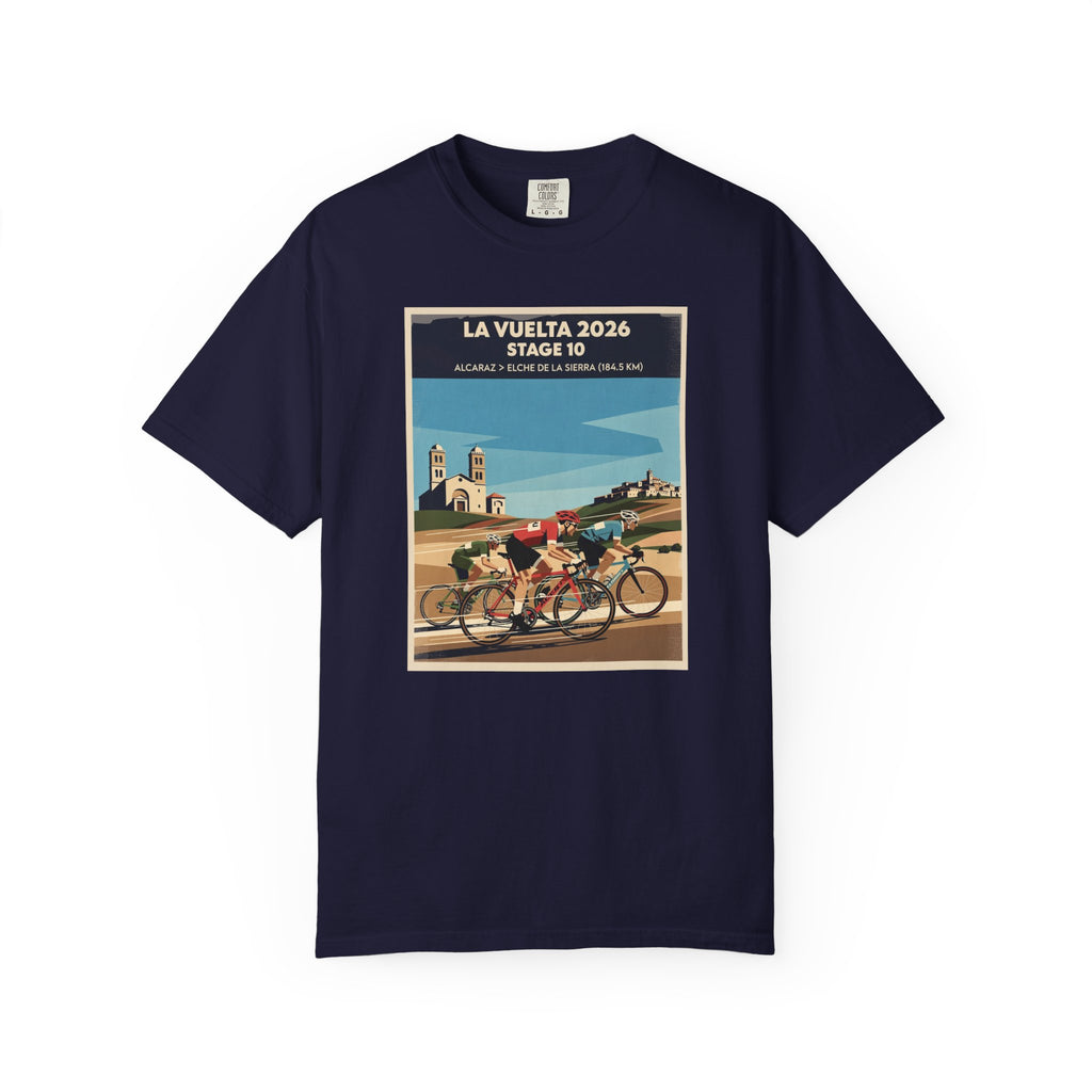 2026 Vuelta a España Stage 10 Cycling T-Shirt | Alcaraz to Elche de la Sierra 184.5km