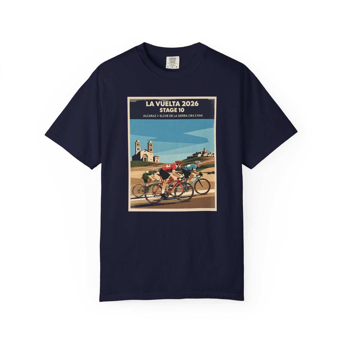 2026 Vuelta a España Stage 10 Cycling T-Shirt | Alcaraz to Elche de la Sierra 184.5km