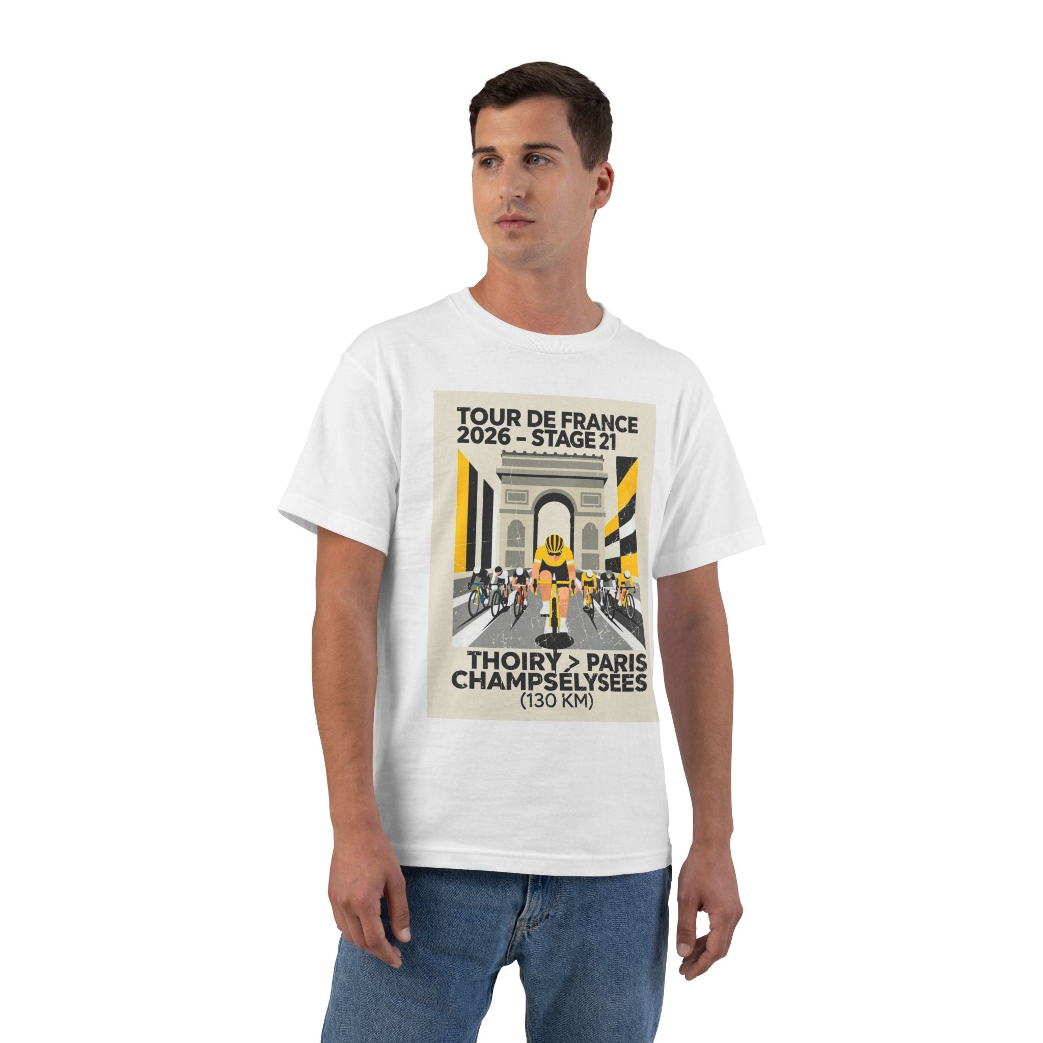 Tour de France 2026 Stage 21 Thoiry to Paris Champs-Élysées T-Shirt