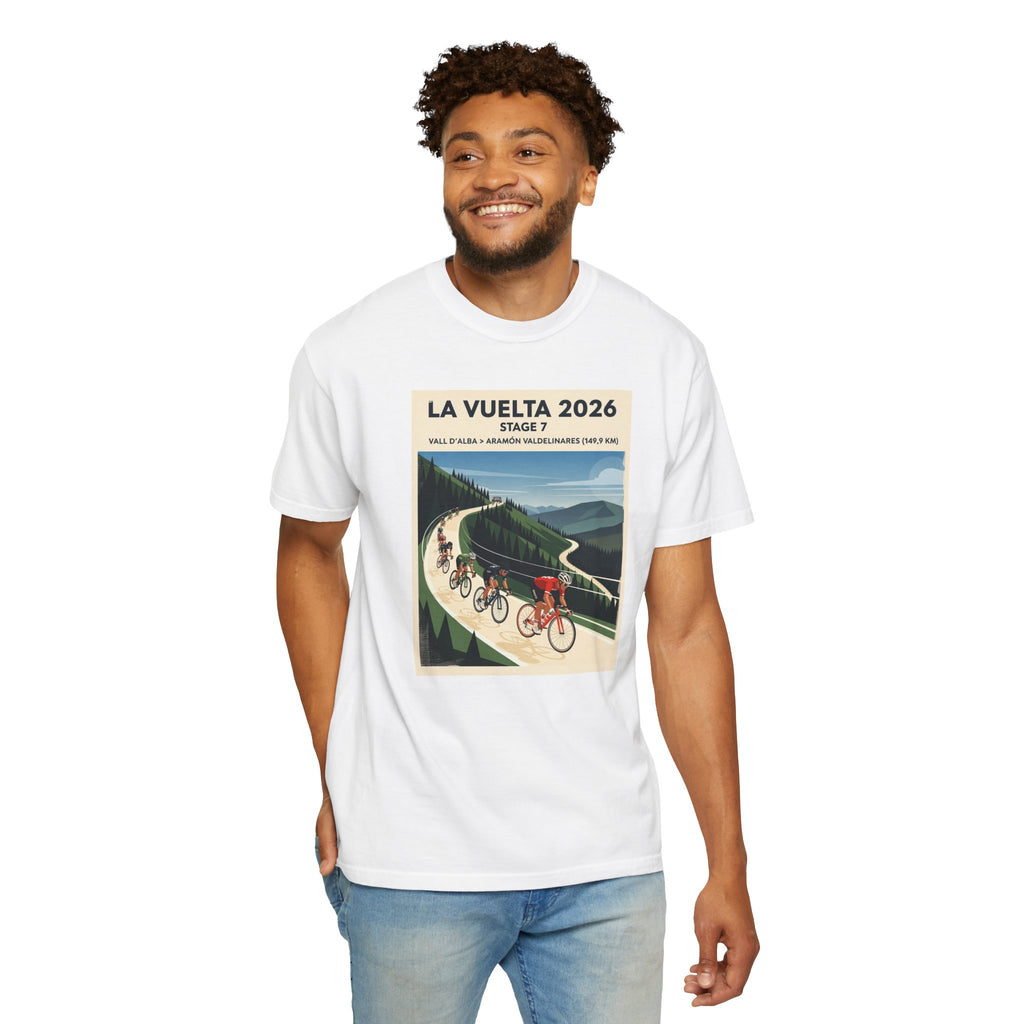 2026 Vuelta a España Stage 7 Cycling T-Shirt | Vall d'Alba to Valdelinares 149.9km | Graphic Tee